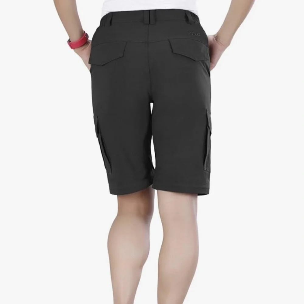NONWE mens‎ hiking convertible light weight quick dry black pants Sz-30x32.  O14